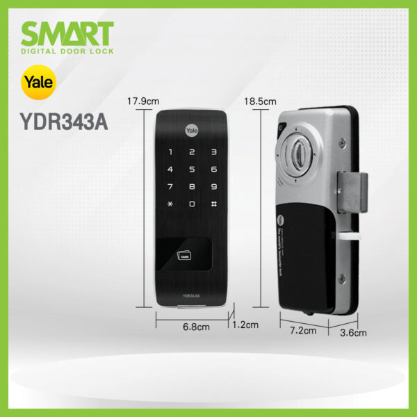 Smart Digital Lock Yale YDR343A - Image 7