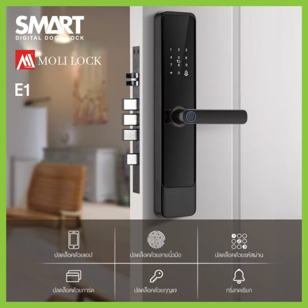 Smart Digital Lock  Molilock รุ่น E1 - Image 3