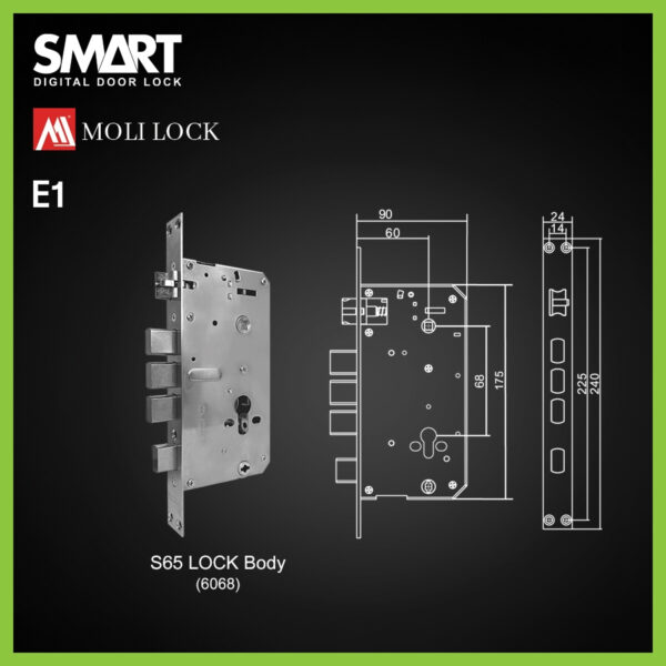 Smart Digital Lock  Molilock รุ่น E1 - Image 6